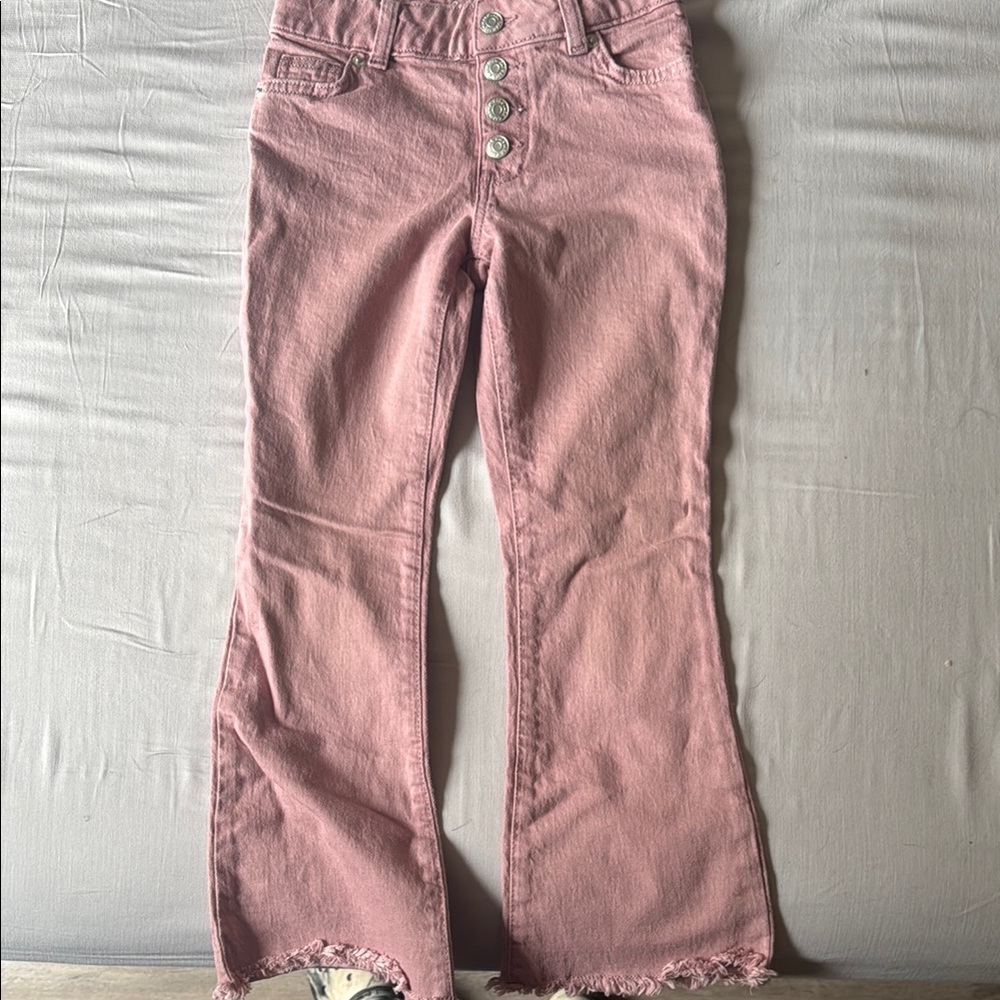 Cat & Jack Pink Boot-Cut Jeans